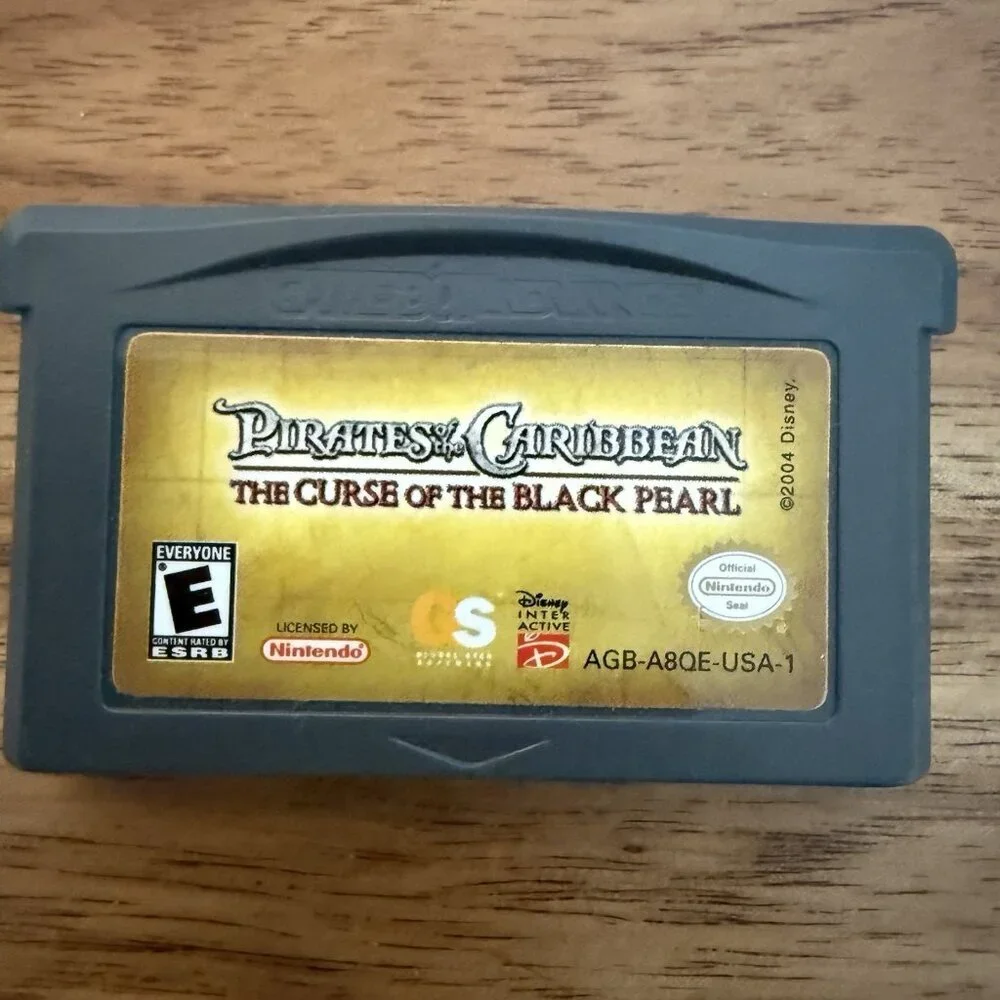 Pirates of‎ the Caribbean The Curse of Black Pearl Game Boy Advance Tested